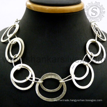 Secret Vision !! NEW Plain 925 Silver Necklaces ! Indian Handmade Silver Jewelry /Online Sterling Silver Jewelry NKPS1013-1